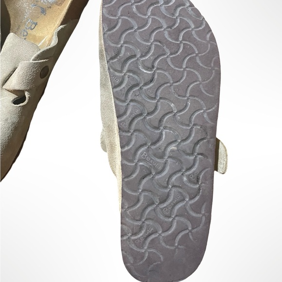 Birkenstock Betula men’s tan suede clogs size 12 - Picture 3 of 6